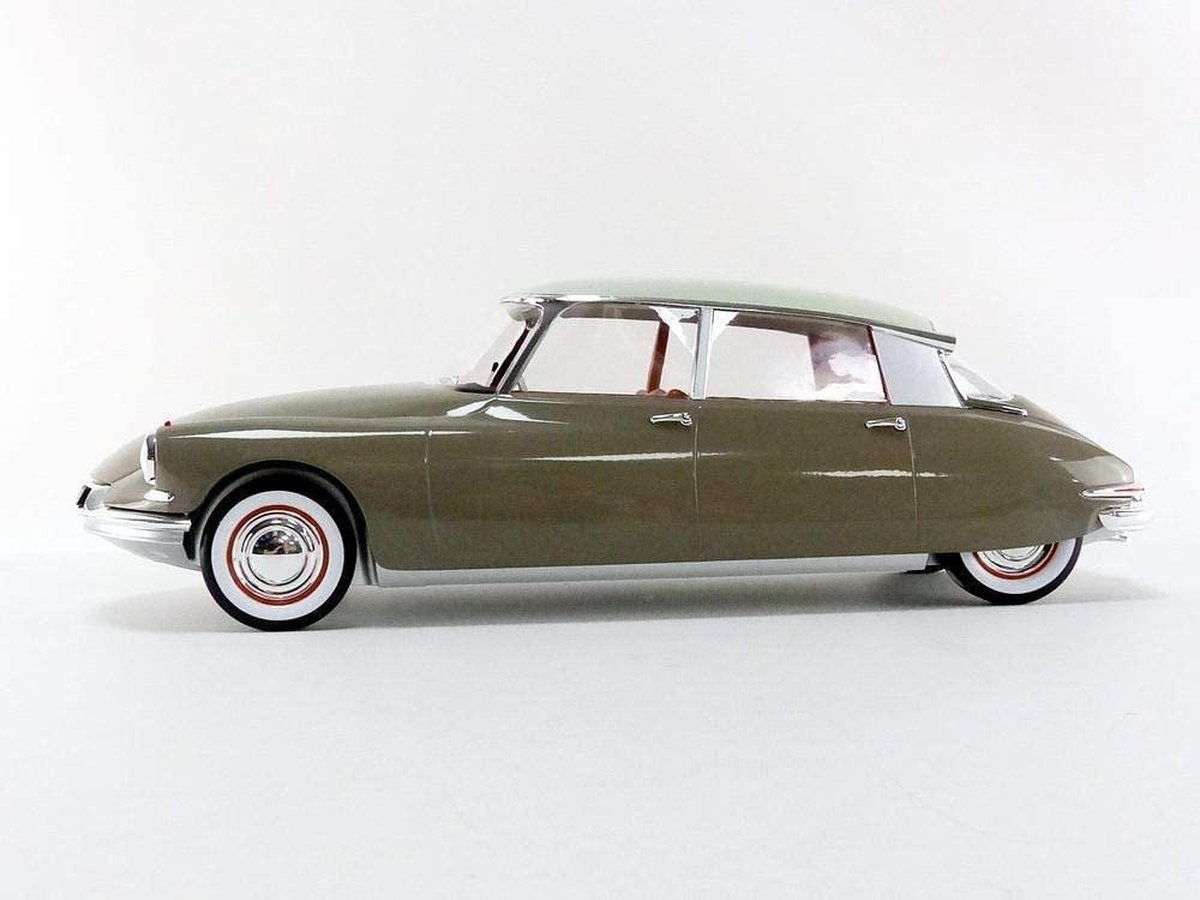 Miniature NOREV 1/12 – Citroën DS 19 1959 Orange – Voiture Moulée Sous Pression (Neuf)