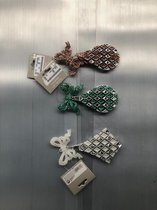 3 stuks - kerstdecoratie - ornament