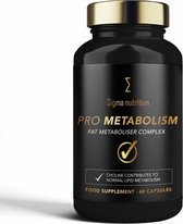 Sigma Nutrition| PRO Metabolism| Fatburner | Vet verbrander | Snel Verantwoord Afvallen | Afslankpillen | 60 Capsules