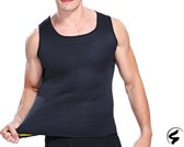 Mannen XXXL Afslank Vest Neopreen - Sauna Shirt Afslanken - Sportkleding Afvallen - Afslank Kleding - Zweetkleding - Vetverbranding