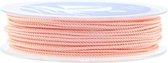 Twisted Nylon Koord (1 mm) Light Salmon (15 Meter)