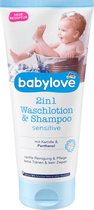babylove 2in1 Waslotion & Shampoo gevoelig (200 ml)