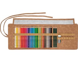 Faber-Castell kleurpotloden - Polychromos - 34 stuks in roletui - FC-110030