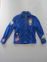 Bogner Nehle Fleece trui met borduursels - Blauw - Maat M/L  / 128-134