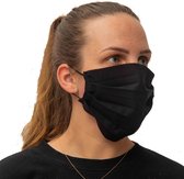Herbruikbaar Mondkapje | 2 laags | Niet Medisch |  Wasmachinebestendig 60-graden | Zwart