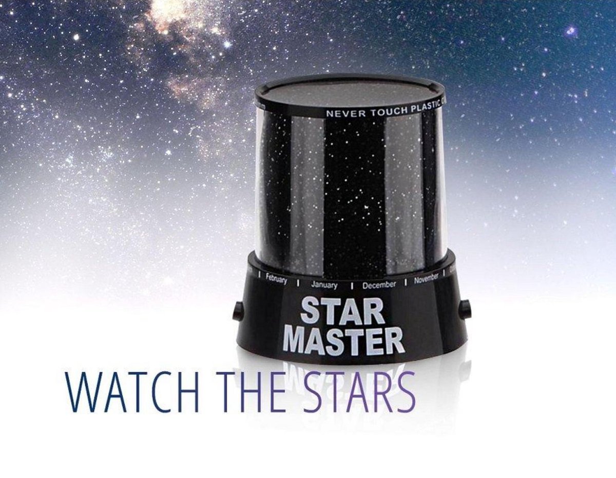 New World Star Master Nachtlamp - Sterrenlamp Sterren Projector - Babylamp Projector... | bol.com