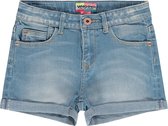 Vingino Essentials Kinder Meisjes High Waist Short Jeans - Maat 134