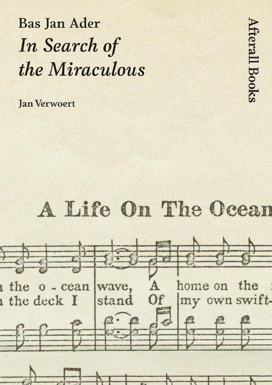 Afterall Books / One Work - Bas Jan Ader - cover