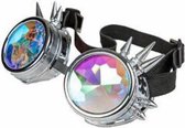 Zilveren Caleidoscoop Bril | Freaky Spike Bril