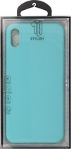 Bestcases Telefoonhoesje Backcover iPhone XS / iPhone X - Turquoise