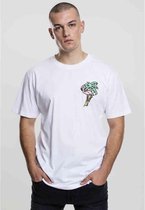 Mister Tee - Flamingo Heren T-shirt - S - Wit