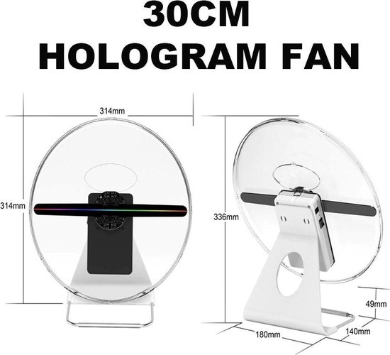 3D Hologram - Fame LED - 3D hologram reclame - Eigen Logo of Film  Projecteren -... | bol.com