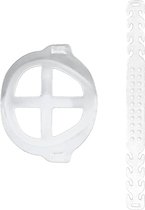 Mondkapje ondersteuning/ Mondmasker / Masker / Innermask - Goed ademen - Geen oorpijn - wasbaar en herbruikbaar - niet medisch - Brace en een Earloop extender voor mondkapjes Comfort Kit: 1 Masker ondersteuning en 1 Oorlus verlengstuk