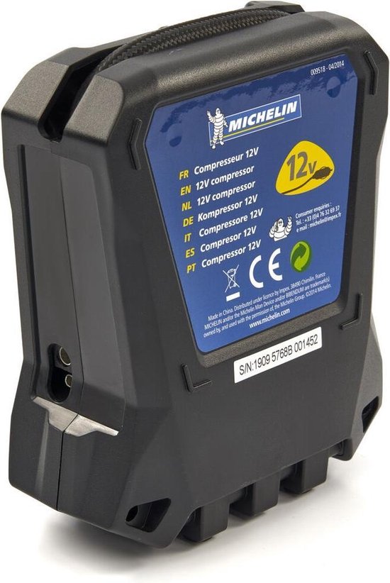Compresseur Michelin 12 volts - gonfleur de pneu avec affichage numérique