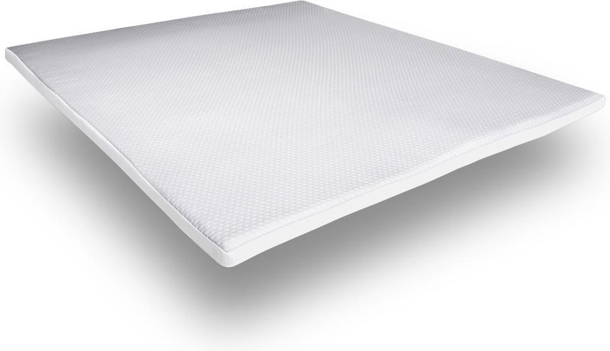 Sleep Comfort Topdekmatras - Ergonomisch & drukverlagend - 180x200 wit
