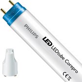 PHILIPS - LED TL Buis T8 met Starter - CorePro LEDtube EM 840 - 60cm - 8W - Natuurlijk Wit 4000K | Vervangt 18W - BES LED
