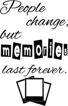 Muursticker 'memories'