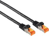 S-Impuls S/FTP CAT6a 10 Gigabit outdoor netwerkkabel IP66 / zwart - 20 meter