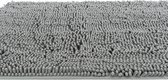 Schoonloopmat droogloopmat -  waterdicht -  80 × 60 cm - grijs