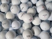 Golfballen gebruikt/lakeballs Mix wit AAAA klasse 100 stuks