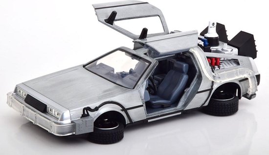 Jada toys Retour vers le Futur II DeLorean Time Machine 1/24