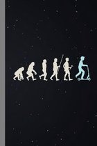 Evolution Scooter: Transportation Gift For Drivers (6''x9'') Dot Grid Notebook To Write In