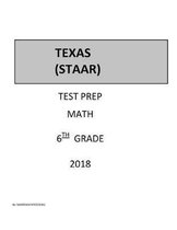 6th Grade STAAR Test Prep: 6th Grade Texas Assessment Academic Rediness Test Prep