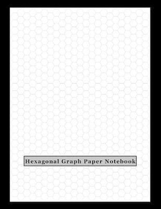 Hexagonal Graph Paper Notebook 9781080808373 Mjsb Specialty