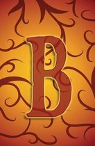B: Monogram Initial ''B'' Gothic Notebook Journal 3D For Boys, Girls, Men, Women