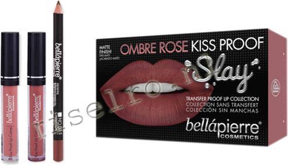 Bellapierre kiss proof kit- Ombré rose