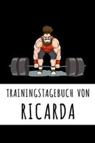 Trainingstagebuch von Ricarda: Personalisierter Tagesplaner f�r dein Fitness- und Krafttraining im Fitnessstudio oder Zuhause