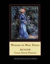 Woman in Blue Dress: Renoir Cross Stitch Pattern