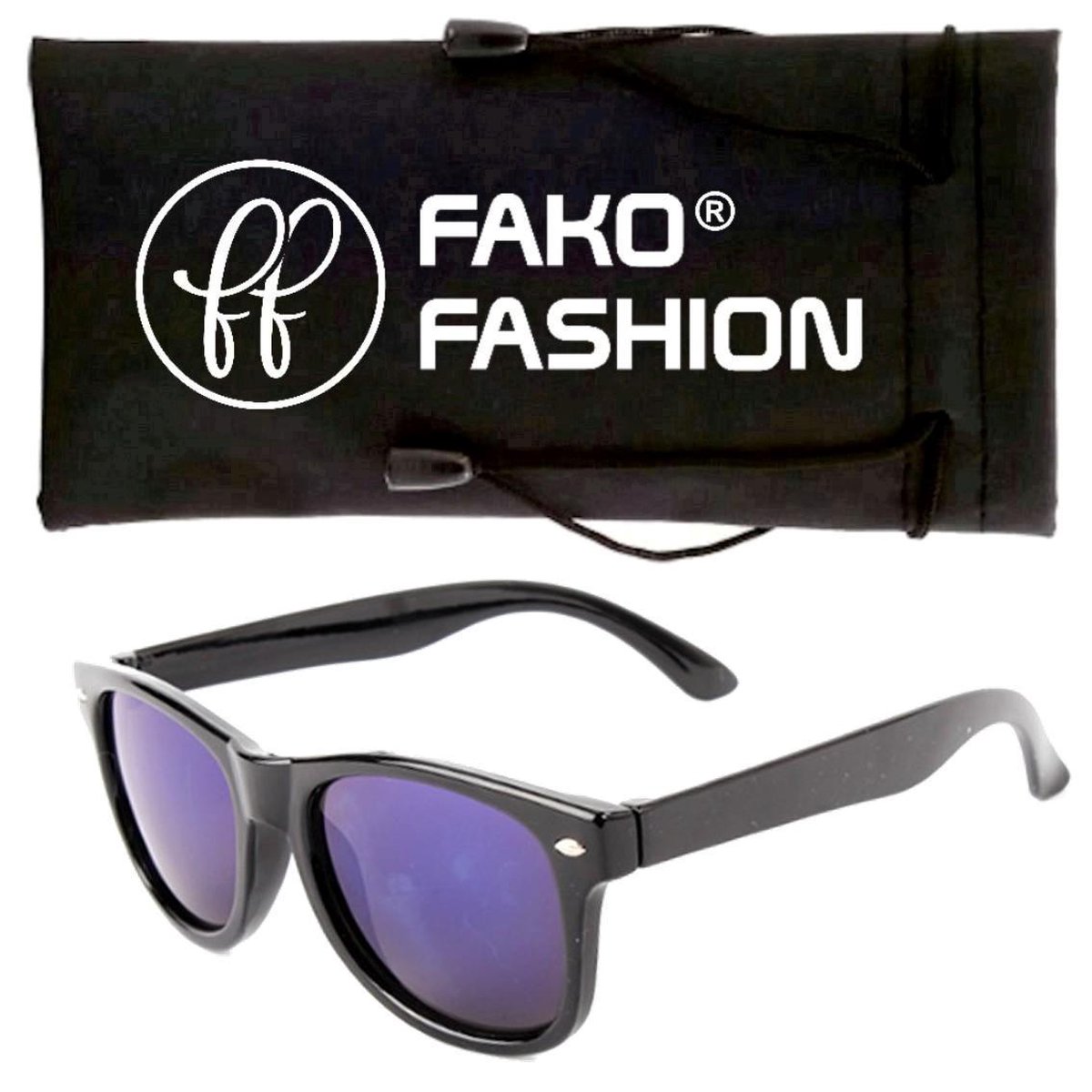 Fako Fashion® - Kinder Zonnebril - Spiegel Paars