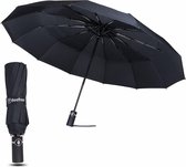 Beefree Stormparaplu Ø 105 cm | 12 Panelen - Zwart