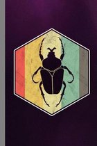 Bug Beetles: Insects Gift For Collectors (6''x9'') Dot Grid Notebook To Write In