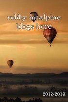 Robby McAlpine Blogs Here