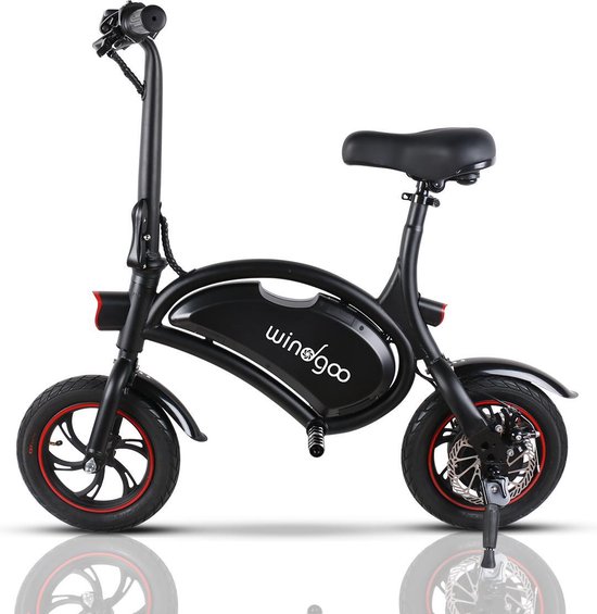 Windgoo B3 Mini-scooter Opvouwbare fiets - Zwart - 25 km per uur -  Elektrishe fiets -... | bol.com