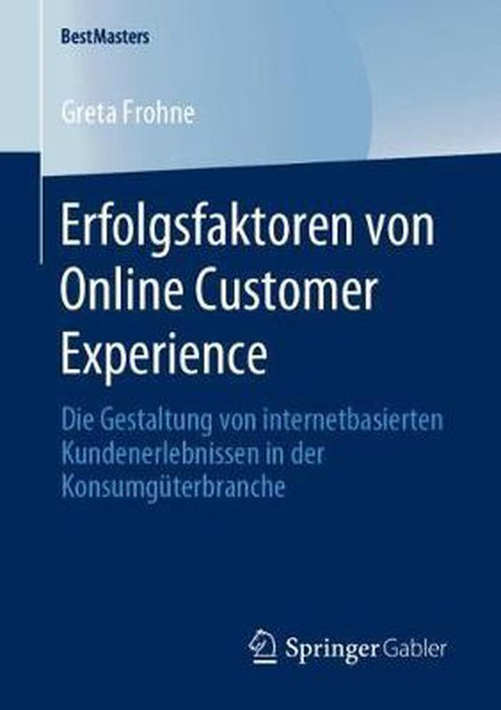 BestMasters- Erfolgsfaktoren von Online Customer Experience - cover