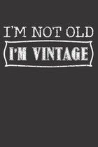 Old Senior Vintage Party Notebook Journal