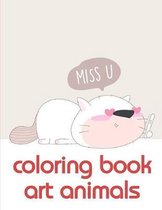 coloring book art animals