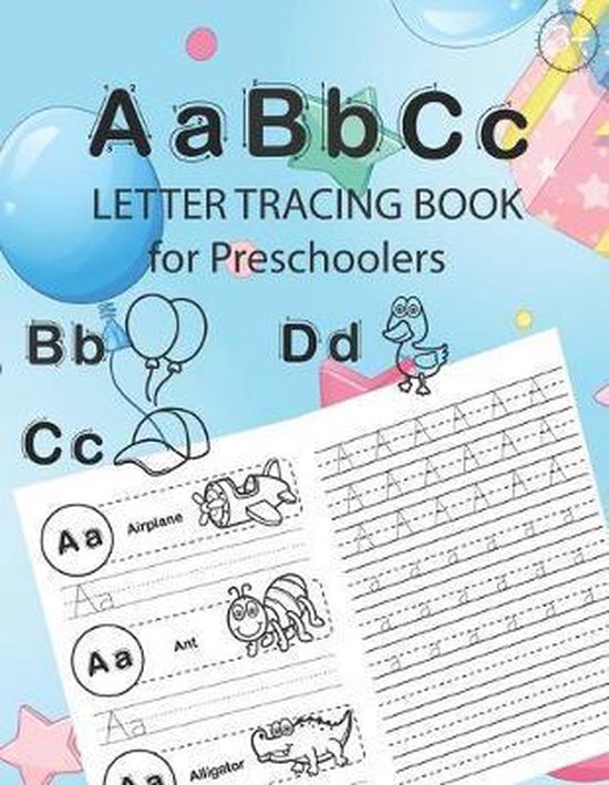 ABC Letter Tracing Book for Preschoolers - cover