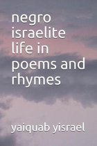 negro israelite life in poems and rhymes