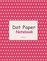 Dot Paper Notebook: 161 pages Size 8.5'' x 11'' Dotted Notebook Paper Grid Drawing & Note Taking