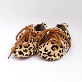 Giftbox - Mocassins - Leopard - Babyschoentjes - Leer - Kraamcadeau - Cadeau - Babygeschenkset  - Zwanger