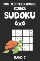 200 Mittelschwere Kinder Sudoku 6x6 Band 7: Sudoku Puzzle R�tselheft mit L�sung, 2 R�stel pro Seite