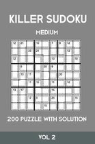 Killer Sudoku Medium 200 Puzzle WIth Solution Vol 2