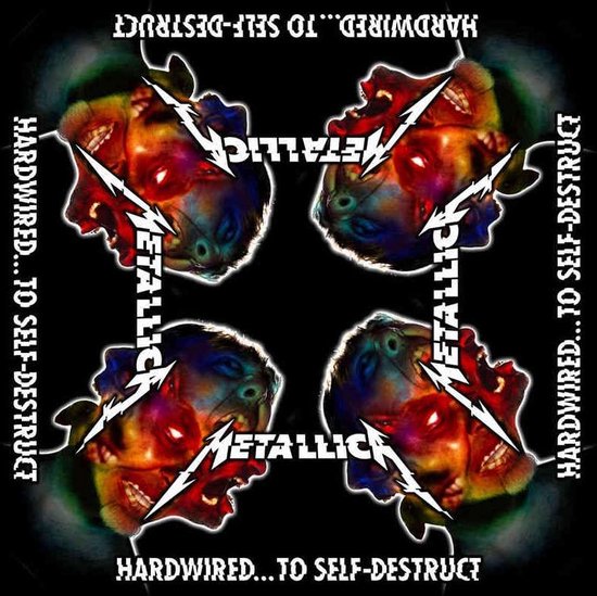 Metallica - Hardwired To Self Destruct Bandana - Zwart