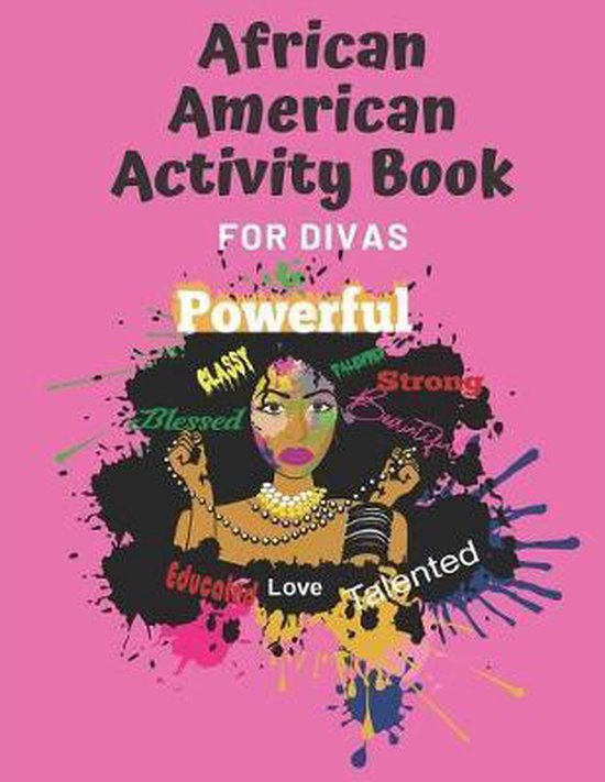 African American Activity Book for Divas - cover