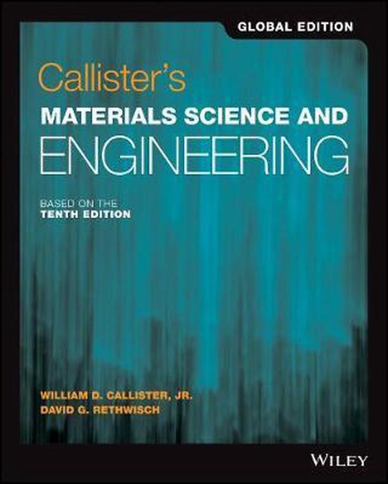 Callister′s Materials Science and Engineering 9781119453918 William