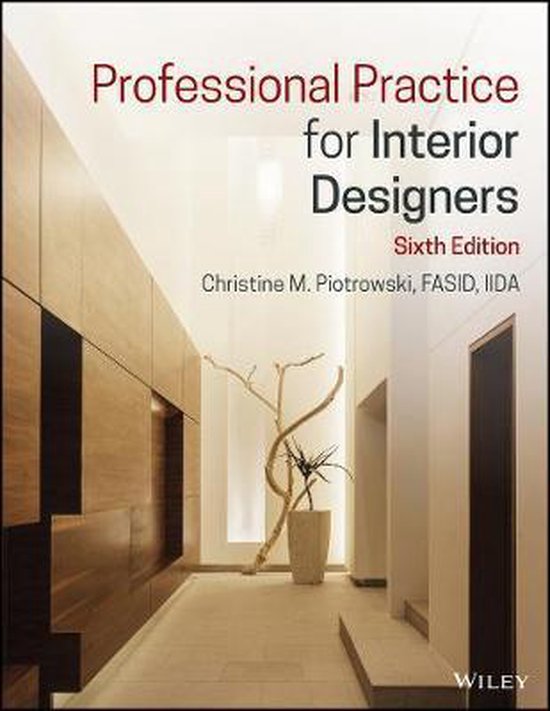 Boek cover Professional Practice for Interior Designers van Christine M. Piotrowski (Hardcover)